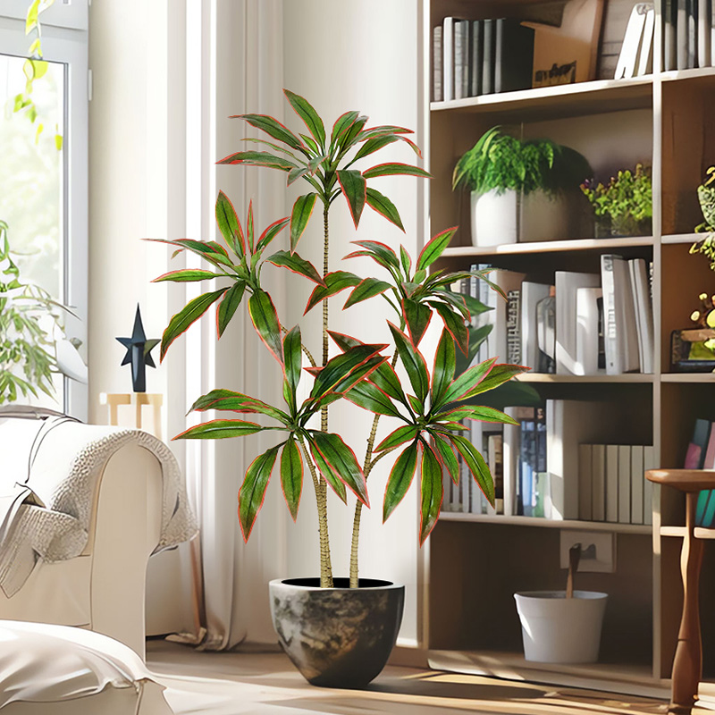 Golden-edge Red-edge Vermilion banana | A visual feast interwoven with golden leaf centers and crimson edges