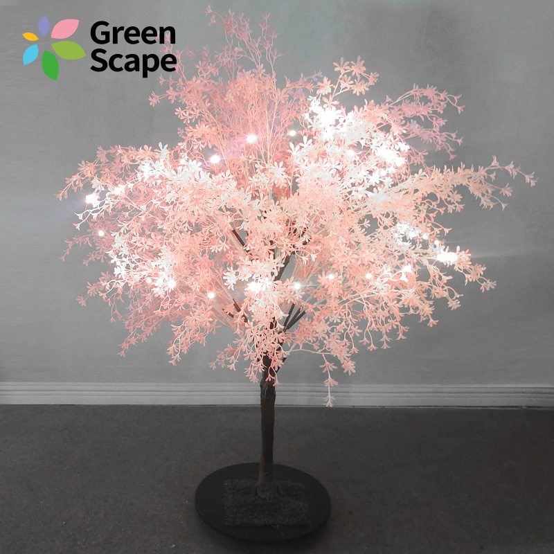 A 1.5-meter round and luxuriant artificial tree with branches and leaves as round and lush as a real tree, creating a pleasant green atmosphere for you