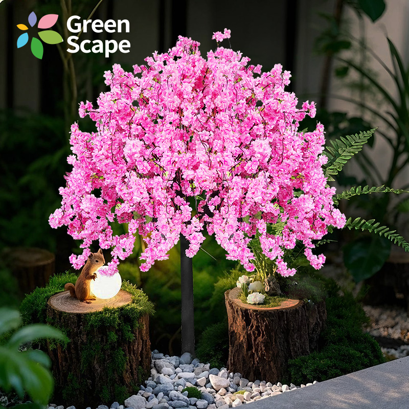 Nordic-style 1.8-meter hanging artificial tree: minimalist branches + light green leaves, suitable for InS-style aerial landscaping