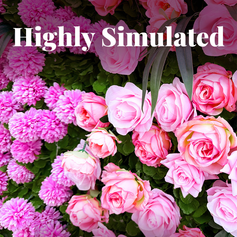 Eternal Flower Bed · Rose Simulation Flower Wall - Wedding/Party background wall, capturing eternal romance